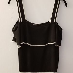 Zara strappy knit top